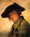 帽子をかぶった若者の肖像画 ジャン・バティスト・グルーズ